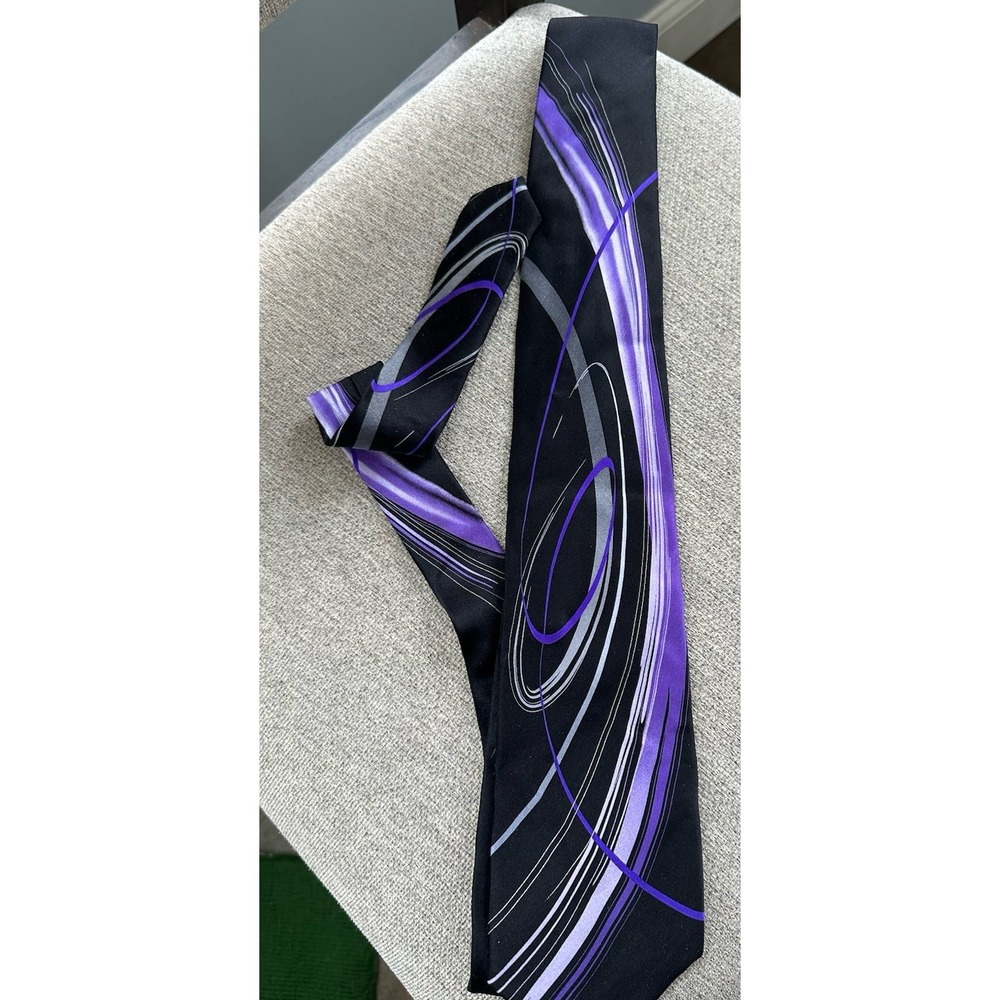 J. Garcia Tie Moon Mountains Collection Fifty Five 100% silk tie